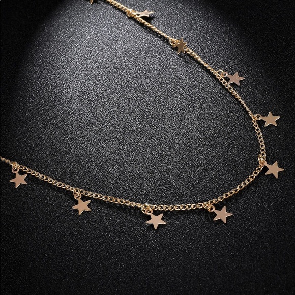 Gold Star π Necklace - Picture 2 of 5
